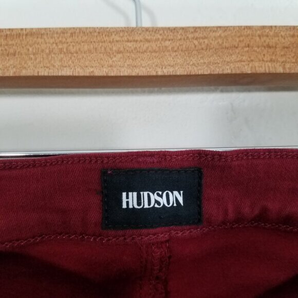 Hudson Jeans KRISTA Super Skinny Stretch Jeans Red Size 27 - Picture 3 of 7